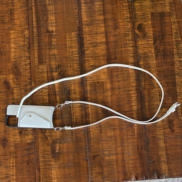 Bandolier Light Gray Leather Phone Case - Picture 5 of 6